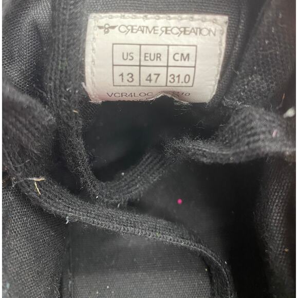 Creative Recreation CESARIO LO MEN'S 13 TRAINER BLACK lace up SHOES - Picture 8 of 8